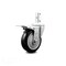 Service Caster 4 Inch Black Poly Wheel Swivel 3/4 Inch Square Stem Caster with Total Lock Brake SCC-SQTTL20S414-PPUB-BLK-34 - alternate 4